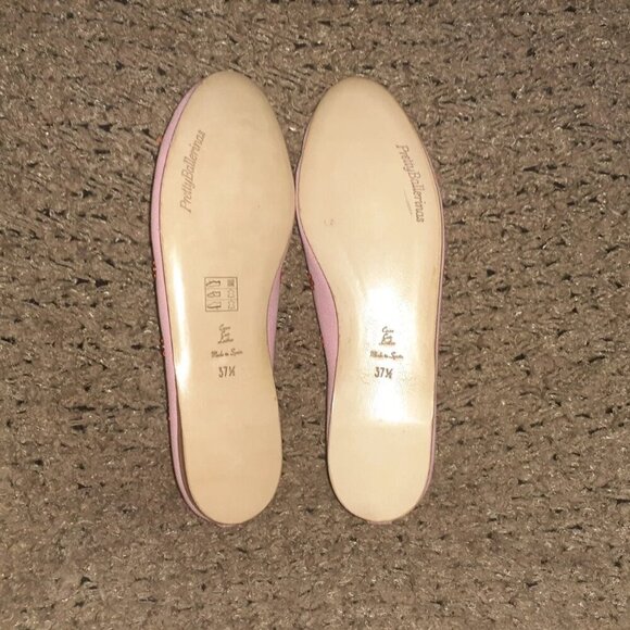 JENNY WALTON X PRETTY BALLERINAS-Pink/Orange-Swarovski Crystals-Sz 37.5-NWOB - Picture 8 of 8